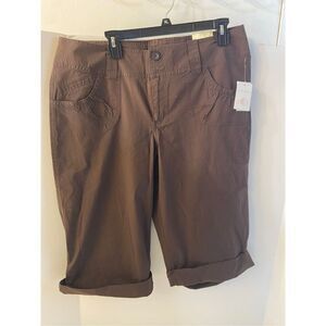 La Blues‎ brown capris size 16 new rn#72882 ends mid calf